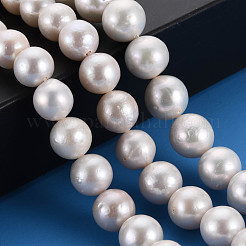 Chapelets de perles en Keshi naturel&nbsp;PEAR-S020-L04