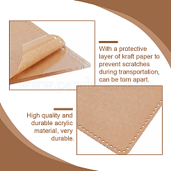 DIY handgemachtes Acryl-Geldbörsenkarten-Vorlagenset&nbsp;DIY-WH0430-589B