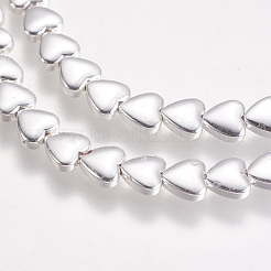 Chapelets de perles en hématite synthétique sans magnétiques&nbsp;G-K239-17B
