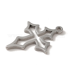 Pendentifs en acier inoxydable 304 anti-ternissement&nbsp;STAS-L022-318P