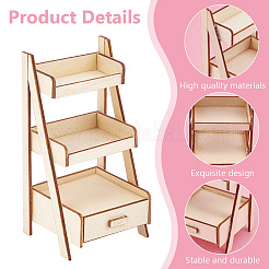 Mini-Holzregal-Möbelmodell&nbsp;AJEW-WH0419-70