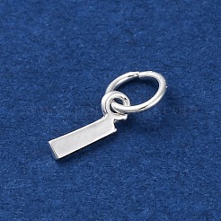 925 breloque lettre en argent sterling&nbsp;LS-STER-C012-01S-I