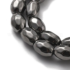 Synthétiques magnétiques perles hématite brins&nbsp;G-P518-07B