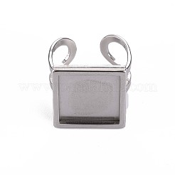 Anlaufgeschützte Manschettenpolster-Ringfassungen aus Edelstahl 201&nbsp;X-STAS-S080-041C-P