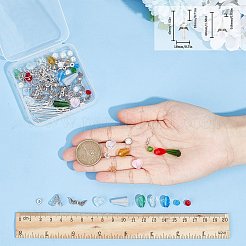 Kit fai da te per realizzare orecchini a tema angelo natalizio&nbsp;DIY-SC0021-65