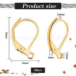 Risultati dell'orecchino a leva in ottone 50 pz&nbsp;KK-PH0006-08