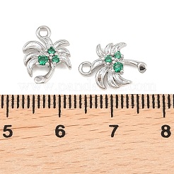 Colgante micropavé cubic zirconia de latón&nbsp;KK-L261-12P