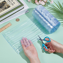 Transparenter Türstreifenvorhang aus PVC-Kunststoff&nbsp;AJEW-WH0270-592B-01