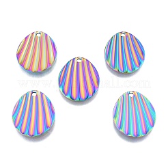 Pendentif en acier inoxydable 201 avec placage ionique (IP)&nbsp;STAS-B027-04MC