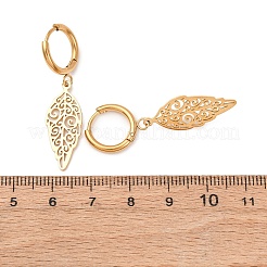 Pendientes de aro de acero inoxidable 304&nbsp;EJEW-F393-17G