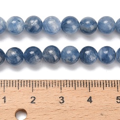 Chapelets de perles en cyanite naturelle&nbsp;G-C259-B01-6mm-01