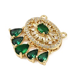 Colgante micropavé cubic zirconia de latón&nbsp;KK-S526-11G-B