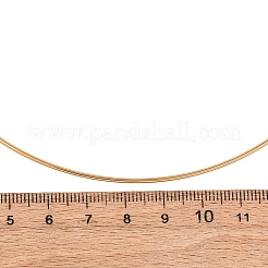 Collana girocollo in filo di acciaio inossidabile 201 da 1.5 mm&nbsp;NJEW-Z098-02G