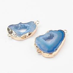 Connettori per collegamenti in cristallo di quarzo geode naturale con placca&nbsp;G-K189-04