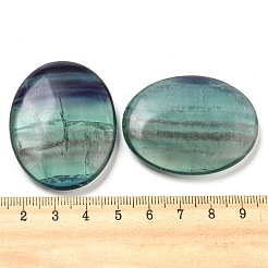 Ovaler natürlicher Fluorit-Sorgenstein&nbsp;G-B036-01R