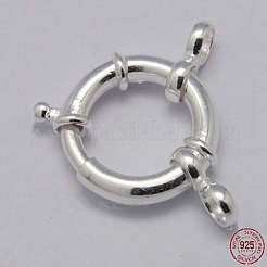925 Sterling Silber große Federringverschlüsse&nbsp;STER-A007-13B