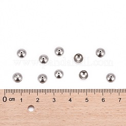 Capuchons de perles en acier inoxydable résistant au ternissement&nbsp;X-STAS-D040
