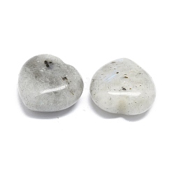 Natürlicher Labradorit-Herz-Liebes-Palmen-Sorgenstein&nbsp;G-H268-F02-A