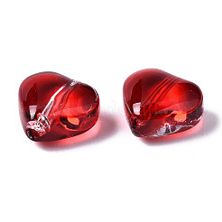 Perle di vetro verniciate a spruzzo trasparente&nbsp;LS-GGLA-S054-012A-02