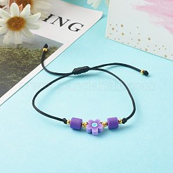 Bracciali in filo di nylon regolabili&nbsp;BJEW-JB06494