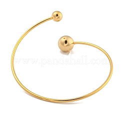 Ionenplattierung (IP) 304 Edelstahl-Manschettenarmbänder&nbsp;BJEW-P331-15G