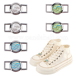 Encantos de cordones de aleación y resina&nbsp;FIND-CP0002-94B