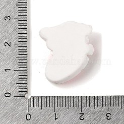 Weihnachtshasen Motiv opake Decoden Cabochons aus Kunstharz&nbsp;RESI-S397-01F