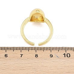 Messing Manschettenringe&nbsp;RJEW-D333-01G