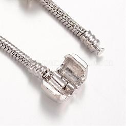 Legierung Strass Perle europäischen Armbänder&nbsp;BJEW-L602-27C