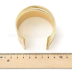 Bracelets de manchette ouverts en alliage&nbsp;BJEW-K272-01G