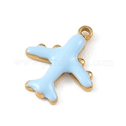 Pendentifs en acier inoxydable 304 émaillés&nbsp;STAS-G395-02G-02