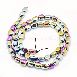 Electroplate non magnetici ematite sintetico fili di perline&nbsp;G-L488-A-08