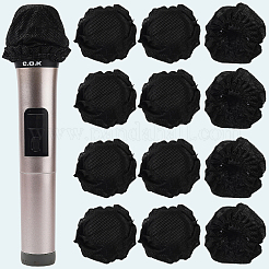 50 paire de manchons de microphone jetables en tissu non tissé&nbsp;AJEW-CN0004-87B
