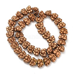 Brins de perles d'hématite non magnétiques synthétiques galvanisées&nbsp;G-Z032-D02-05G