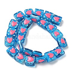 Perles en émail faites à la main&nbsp;LAMP-G147-02J