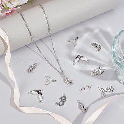 112 pièces 7 styles de pendentifs en alliage de styles tibétains&nbsp;TIBEP-SC0003-06