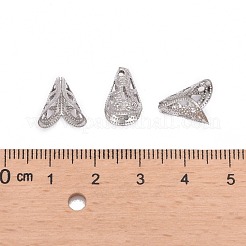 Capuchons de perles coniques en acier inoxydable chirurgical 316 apétales résistants au ternissement&nbsp;STAS-M257-02