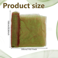 Polyester-Netzstoff mit Farbverlauf für Heimwerkerarbeiten&nbsp;DIY-WH0888-01A