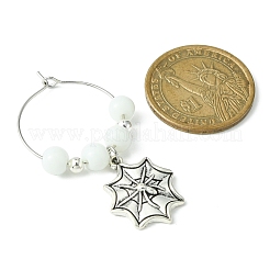 Set di fascini in vetro per vino in lega di stile tibetano&nbsp;AJEW-JO00184