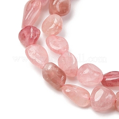 Madagascar rosa naturale perle di quarzo fili&nbsp;G-Q060-E21-01