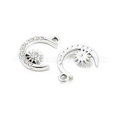 Pendentifs en strass en alliage de placage uv&nbsp;PALLOY-D026-08P
