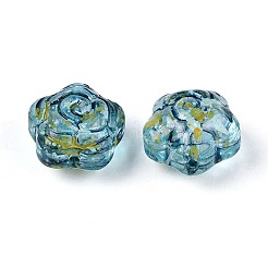 Perle di vetro trasparenti picasso&nbsp;SEED-N012-03C