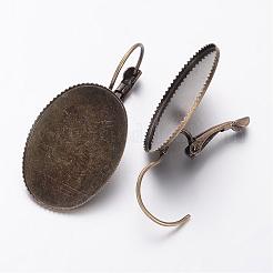 Accessoires dormeuses d'oreilles en laiton&nbsp;KK-A024-AB