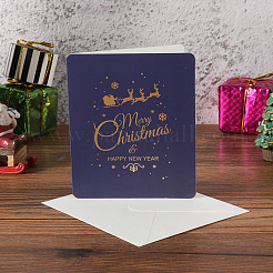 Ensembles de cartes de voeux enveloppe et joyeux noël&nbsp;DIY-I029-03D