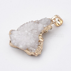 Druzy naturale agata ciondoli&nbsp;G-Q494-76F