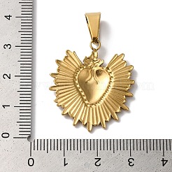 PVD-Vakuumbeschichtung 304 Edelstahlanhänger&nbsp;STAS-L081-035G