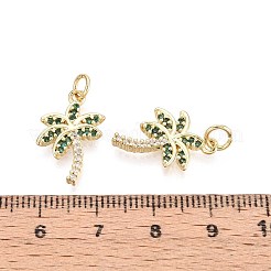 Colgante micropavé cubic zirconia de latón&nbsp;KK-T071-129G