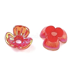 Bouchon de perle en acrylique opaque plaqué UV&nbsp;OACR-K001-39B