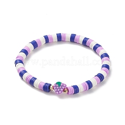 Set di braccialetti elastici da surfista heishi in argilla polimerica fatti a mano in stile 6pcs 6&nbsp;BJEW-TA00204