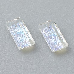 Pendentifs en strass en verre gaufré&nbsp;GLAA-J101-07A